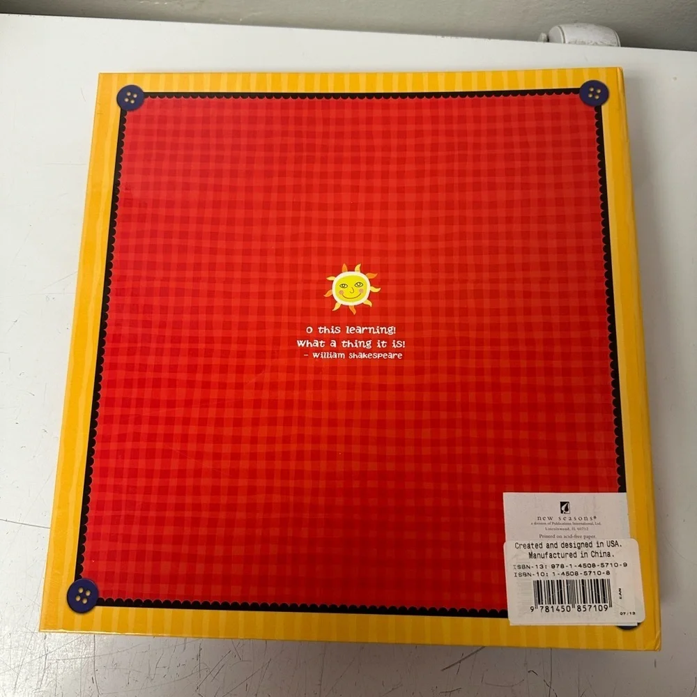 School Years Memory Keepsake Photo Album Scrapbook 12x11 Preschool to 12th Grad